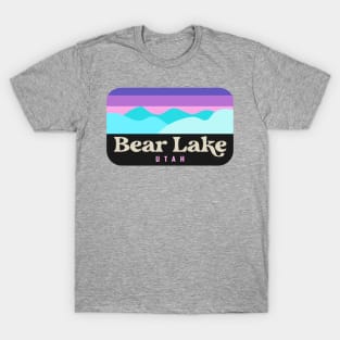 Bear Lake Utah Camping Retro Badge T-Shirt